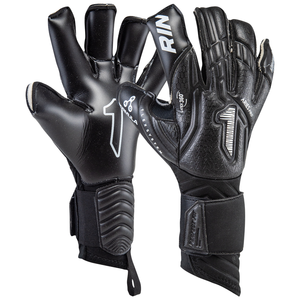 Rinat keepershandschoen Aries Nemesis Pro Zwart