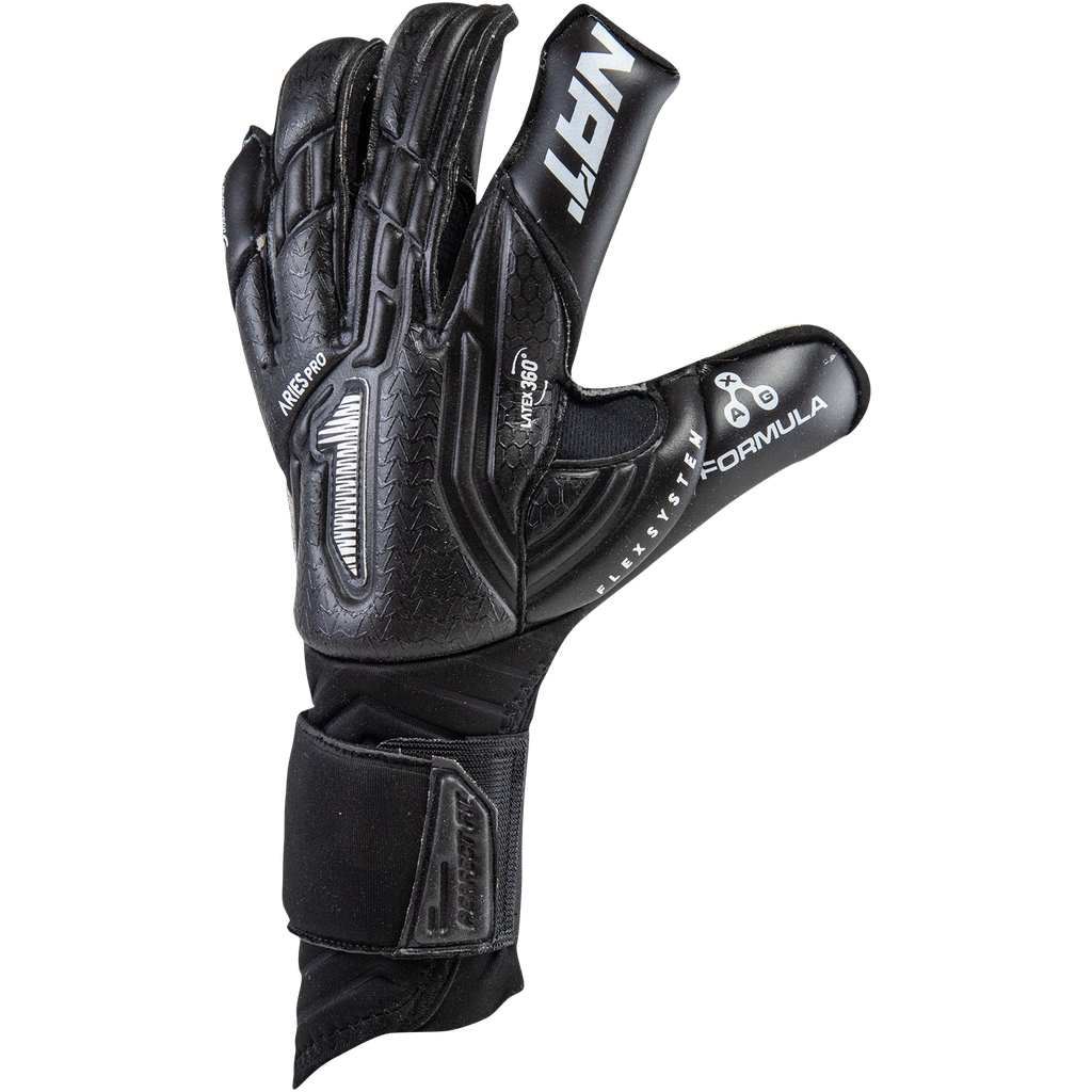 Rinat keepershandschoen Aries Nemesis Pro Zwart