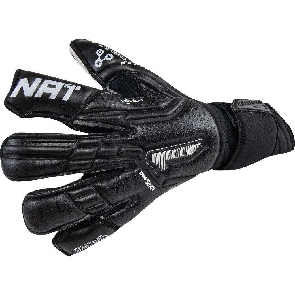 Rinat keepershandschoen Aries Nemesis Pro Zwart