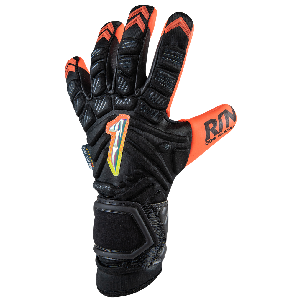 Rinat keeperhandschoen The Boss Stellar Pro Zwart/Oranje