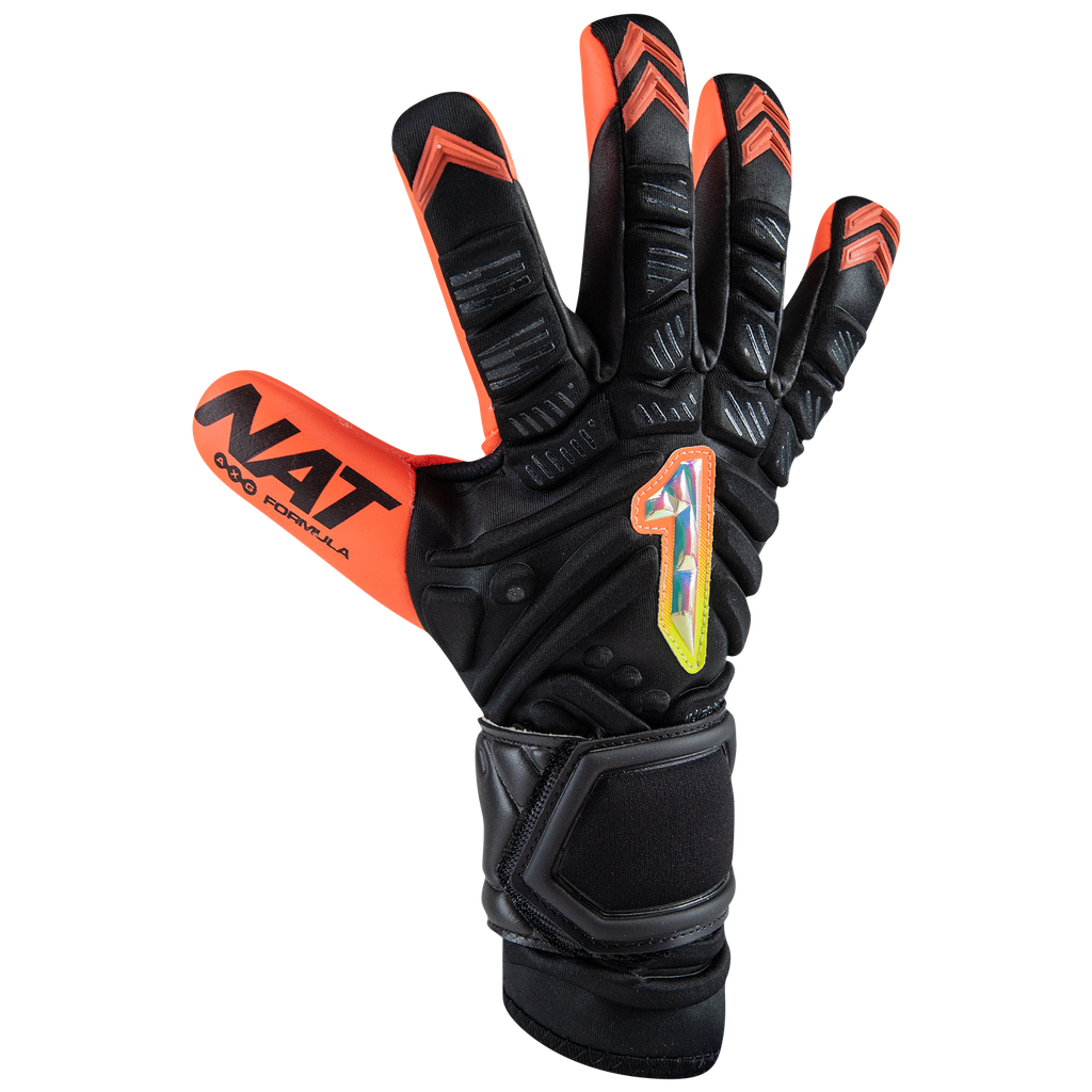 Rinat keeperhandschoen The Boss Stellar Pro Zwart/Oranje